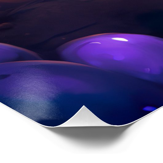 Halloween Pommeren met pompoenen eng Perfect Poster (Hoek)