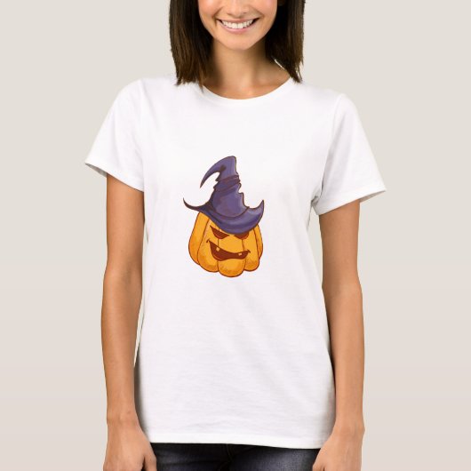 Halloween pompoen 1 t-shirt (Voorkant)