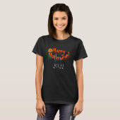 Halloween Pompoen 2022 T-shirt (Voorkant volledig)