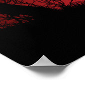 Halloween Pompoen Achtergrond Poster (Hoek)