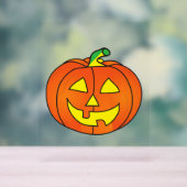 Halloween pompoen        acryl bord (Neutraal)