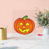 Halloween pompoen        acryl bord (Huwelijk)