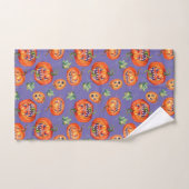 Halloween pompoen bad handdoek (Handdoek)