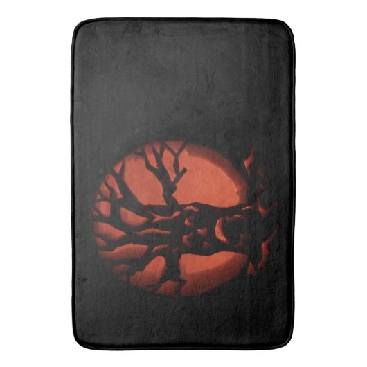 Halloween pompoen badmat (Voorkant Verticaal)
