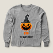 Halloween Pompoen “BOO!” – Persoonlijke Naam (Voorkant)