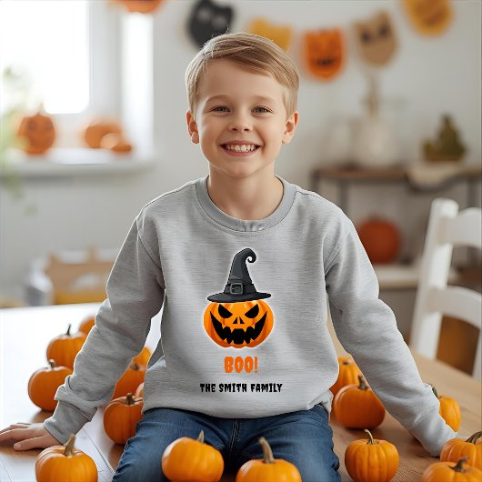 Halloween Pompoen “BOO!” – Persoonlijke Naam