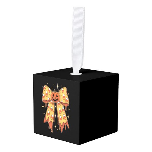 Halloween Pompoen Boog Candy Corn Decoratie (Voorkant hoekig)