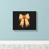 Halloween Pompoen Boog Snoep Mais Canvas Afdruk (Insitu (Houten vloer))