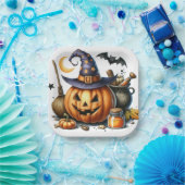 HALLOWEEN POMPOEN BORDEN PAPIEREN BORDJE (Feest)