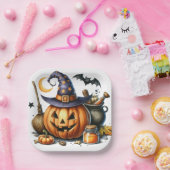 HALLOWEEN POMPOEN BORDEN PAPIEREN BORDJE (Feest)