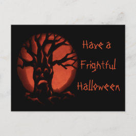 Halloween pompoen briefkaart