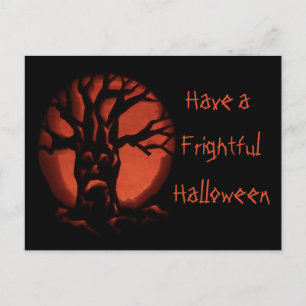 Halloween pompoen briefkaart