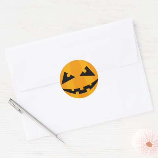Halloween pompoen cadeau Label (Envelop)
