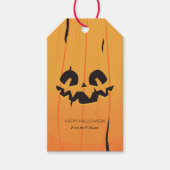 Halloween pompoen cadeau Label Cadeaulabel (Voorkant)
