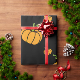 Halloween-pompoen Cadeaupapier