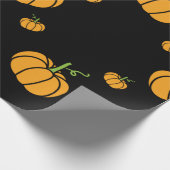 Halloween-pompoen Cadeaupapier (Hoek)