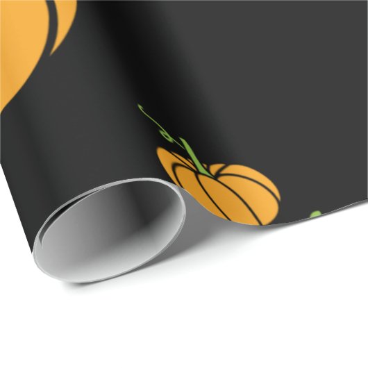 Halloween-pompoen Cadeaupapier (Rol Hoek)