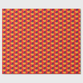 halloween pompoen cadeaupapier
