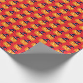 halloween pompoen cadeaupapier (Hoek)