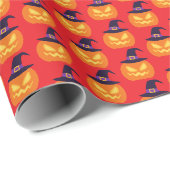 halloween pompoen cadeaupapier (Rol Hoek)