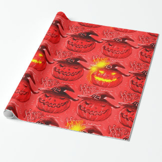 halloween pompoen cadeaupapier