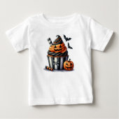 Halloween Pompoen Cake T-shirt (Voorkant)