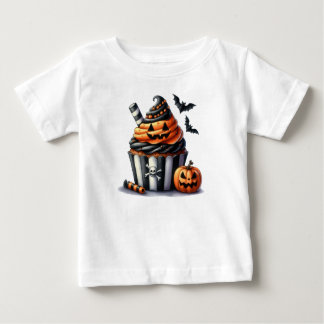 Halloween Pompoen Cake T-shirt