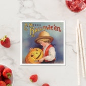 Halloween pompoen carving partij  servet (Insitu)