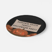 Halloween Pompoen Carving Party Papieren Borden Papieren Bordje (Gekanteld)