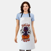 Halloween pompoen Catoween Schort (Gedragen)