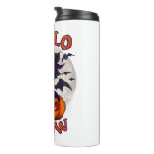 Halloween pompoen Catoween Thermosbeker (Geroteerd rechts)