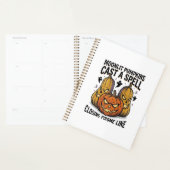Halloween Pompoen Citaat Maanlicht Jack O Lantern  Planner (Display)