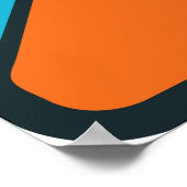 Halloween pompoen clipart PNG, spookachtige jack o Poster (Hoek)