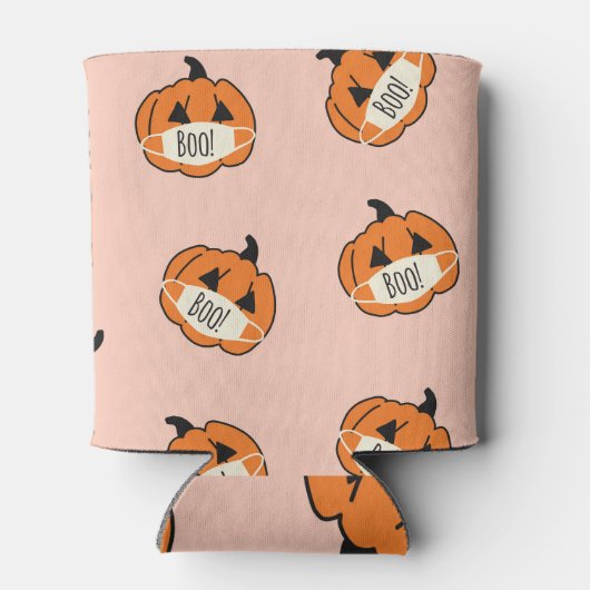 Halloween Pompoen:  Corona Design Blikjeskoeler (Achterkant)