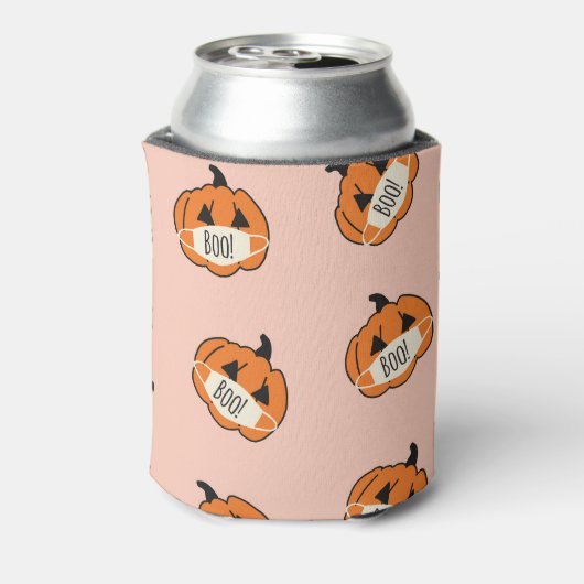 Halloween Pompoen: Corona Design Blikjeskoeler (Blikje Achterkant)