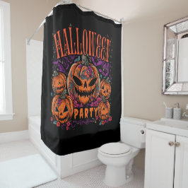 Halloween, Pompoen Coven Bloei, Gotisch Douchegordijn