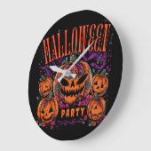 Halloween, Pompoen Coven Bloei, Gotisch Grote Klok (Hoek)