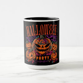 Halloween, Pompoen Coven Bloei, Gotisch Mok