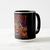 Halloween, Pompoen Coven Bloei, Gotisch Mok (Voorkant rechts)