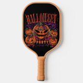 Halloween, Pompoen Coven Bloei, Gotisch Pickleball Paddle (Achterkant)
