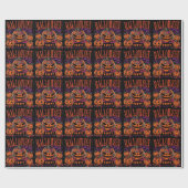 Halloween, Pompoen Coven Bloom, Gotisch Cadeaupapier (Vlak)