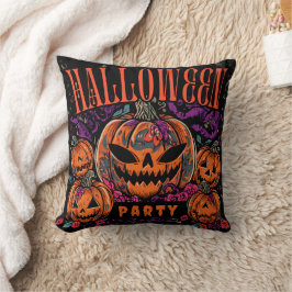 Halloween, Pompoen Coven Bloom, Gotisch Kussen