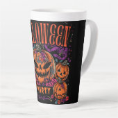 Halloween, Pompoen Coven Bloom, Gotisch Latte Mok (Rechterhoek)