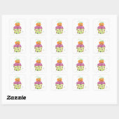 Halloween Pompoen Cupcake Stickers (Vel)