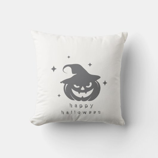 Halloween Pompoen Decoratiekussen Kussen (Voorkant)