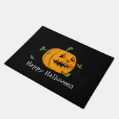 Halloween pompoen deur mat (Schuin)