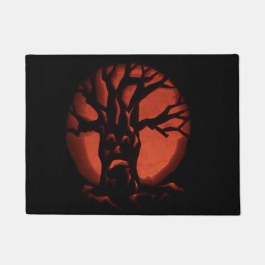 Halloween pompoen deurmat (Voorkant)