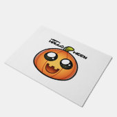 halloween pompoen deurmat (Schuin)