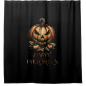  Halloween pompoen Douchegordijn (Voorkant)