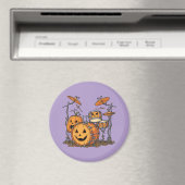 Halloween Pompoen Drumstel Magneet (Insitu (Vaatwasser))